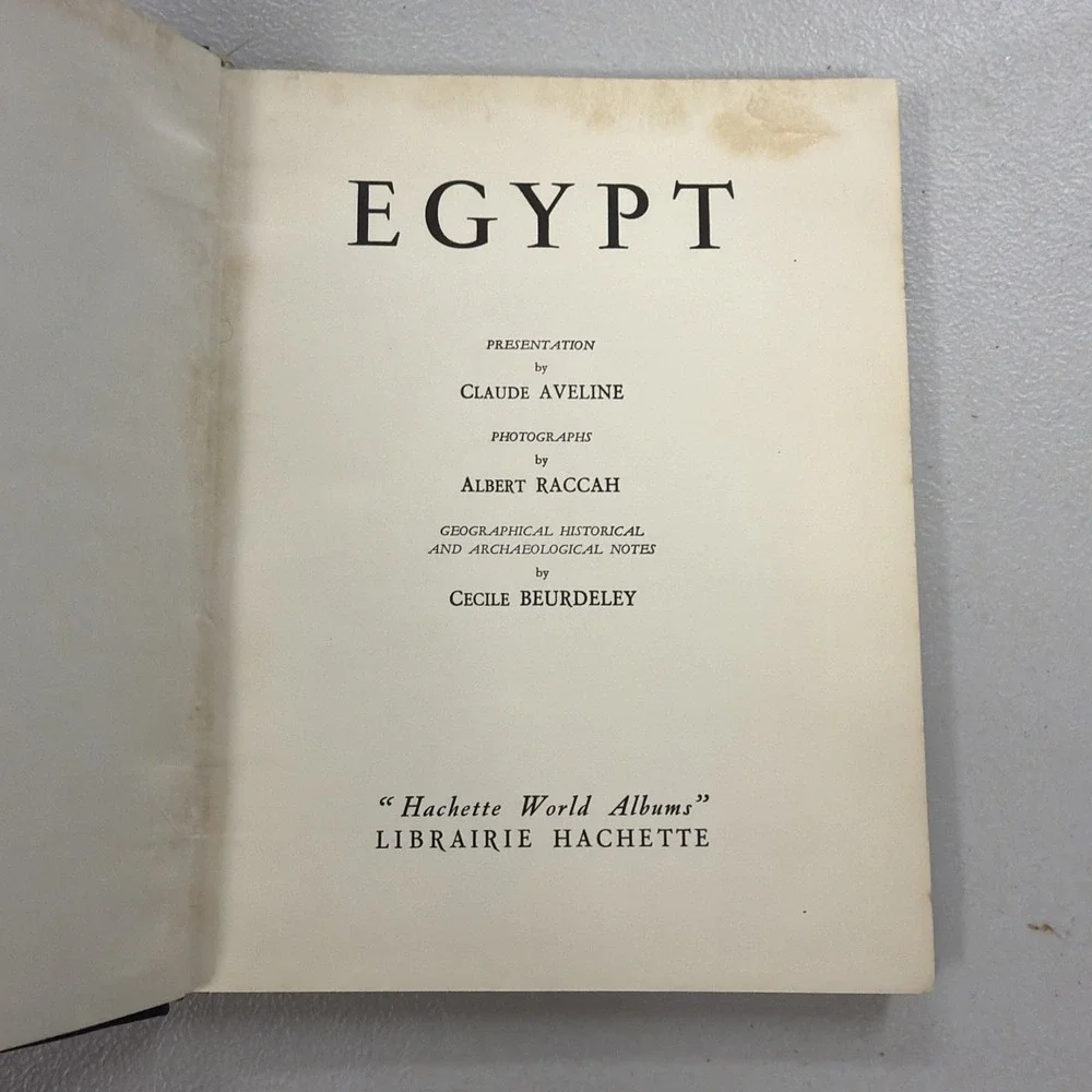 vintage copy of Egypt, part of the 